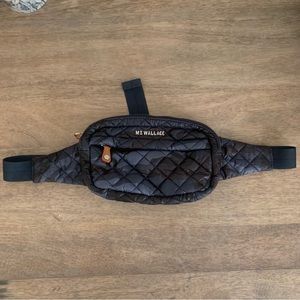 MZ Wallace metro belt bag navy camo